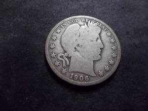 1906 D Barber Half Dollar