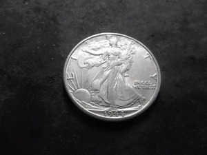 1944 D Walker Half Dollar