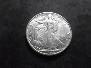 1942 D Walker Half Dollar
