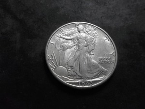 1943 D Walker Half Dollar