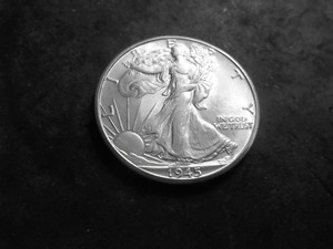 1945 D Walker Half Dollar MS