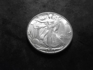1947 D Walker Half Dollar