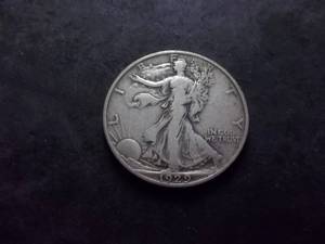1929 D Walker Half Dollar
