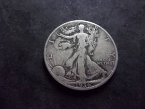 1936 D Walker Half Dollar