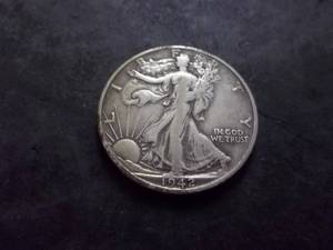 1942 S Walker Half Dollar