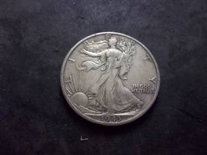 1943 S Walker Half Dollar