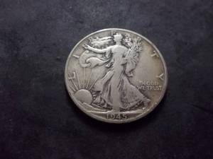 1945 D Walker Half Dollar