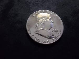 1961 Franklin Half Dollar Proof
