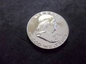 1962 Franklin Half Dollar Proof