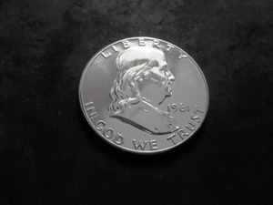 1961 Franklin Half Dollar Proof