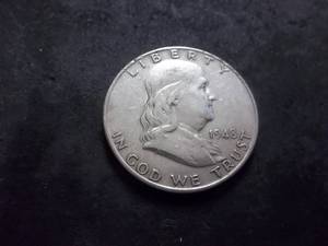 1948 D Franklin Half Dollar