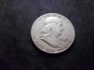 1949 S Franklin Half Dollar