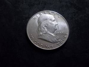 1950 D Franklin Half Dollar
