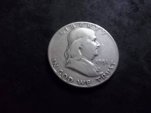 1951 D Franklin Half Dollar