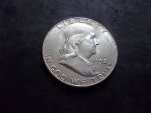 1952 D Franklin Half Dollar