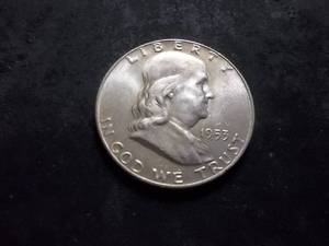 1953 D Franklin Half Dollar