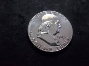 1957 Franklin Half Dollar Proof