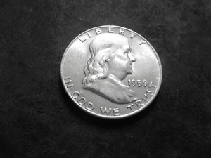 1959 D Franklin Half Dollar