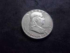 1960 Franklin Half Dollar