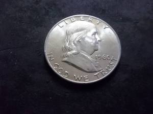 1960 D Franklin Half Dollar