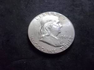 1961 Franklin Half Dollar