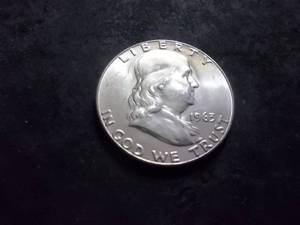 1963 Franklin Half Dollar MS