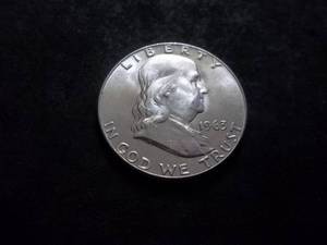 1963 D Franklin Half Dollar
