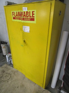 lot 220 image: LARGE FLAMMABLE CABINET