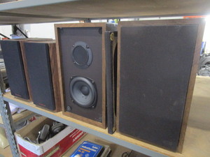 lot 227 image: BIC AND DOMUS SPEAKERS