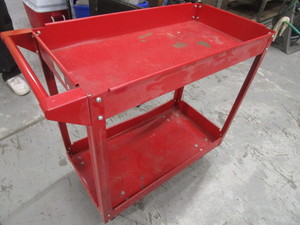 lot 243 image: METAL WORK CART
