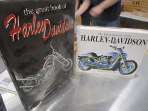 lot 305 image: HARLEY DAVIDSON COFFEE TABLE BOOKS
