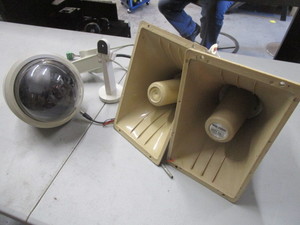 lot 310 image: SECURITY CAMERA AND PA HORNS