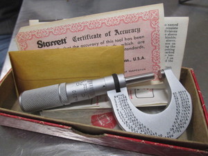 lot 311 image: STARRETT MICROMETER