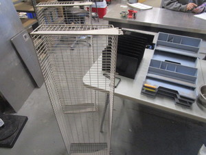 lot 321 image: WIRE BASKETS AND OFFICE SUPPLIES