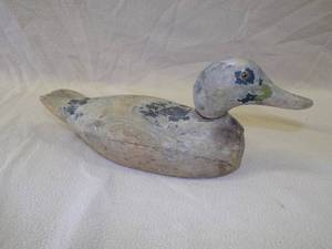 Antique Wood Carved Duck Decoy