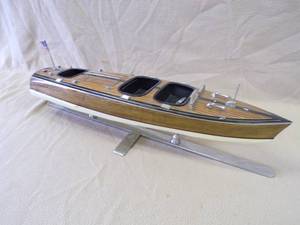 Fantastic Vintage Wood Chris Craft Model Boat