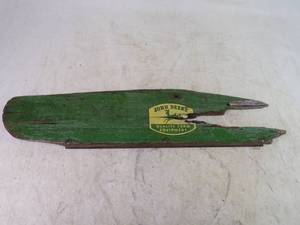 Wood piece off Old Wood John Deere Implement - Great for Man Cave