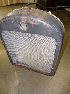 1919 Touring Dort Radiator in Fantastic condition for age, missing cap and emblem
