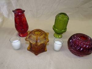 4 Vintage Fairy Lamps  Rare Owl