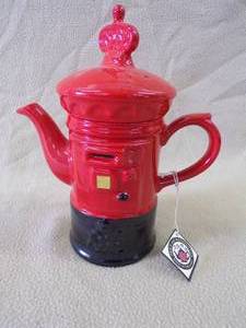 Price & Kensington Red Post Box Tea Pot