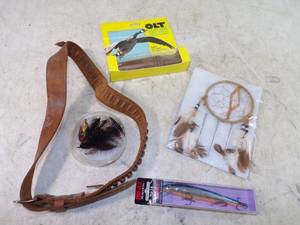 Olt Goose Call, Fishing Flies, Rapala, Ammo Belt