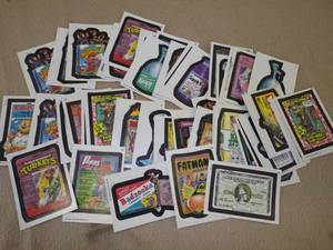 40 Early 90s Topps Wacky Packages Spoof Stickers