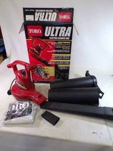 Toro Electric Ultra Blower Vac  Used a couple times in Box