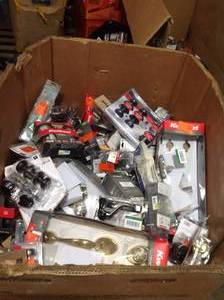 lot 2 image: Gaylord with assorted Door Hardware different kinds and conditions not inspected