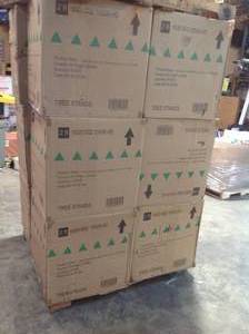 lot 5 image: Pallet of Decorative Christmas tre stands not used see pictures