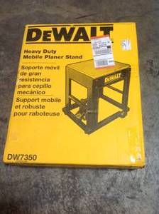 lot 12 image: Dewalt Mobile Thickness Planer Stand see pictures