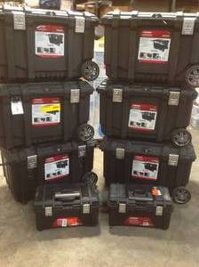lot 14 image: Lot of assorted Husky Portable  Mobile Tool Boxes various conditions see pictures