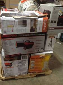 lot 22 image: Pallet with assorted Heaters various kinds and conditions see pictures
