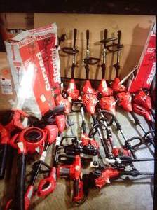 lot 35 image: Pallet with Homelite outdoor tools various models and conditions see pictures