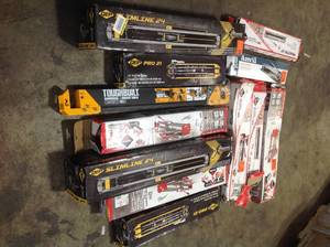 lot 38 image: Lot of assorted Manual Tile Cutters various brands, Models and conditions customer returns see pictures